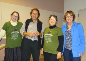 John Klicka takes questions from Diane Y-Q, Laurel Parshall, and ABC program director Kay Pullen